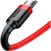 Εικόνα της Καλώδιο Baseus Cafule Braided USB 2.0 to micro USB Cable Κόκκινο 2m CAMKLF-C09