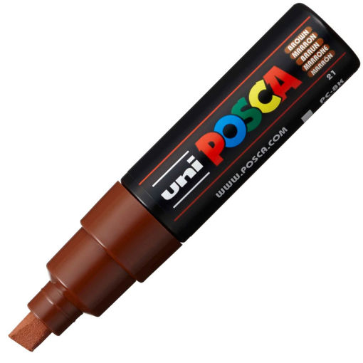 Εικόνα της Μαρκαδόρος Posca PC-8K Brown Uni-Ball