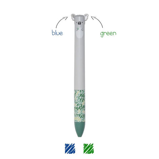 Εικόνα της Στυλό Ballpoint Legami two-colour click & clack koala 1.0mm VCLICK0019