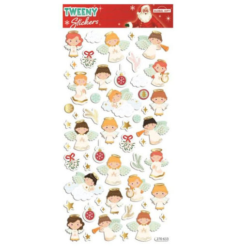 Εικόνα της Αυτοκόλλητα tweeny Christmas stickers 9x17.5cm Gift 270633