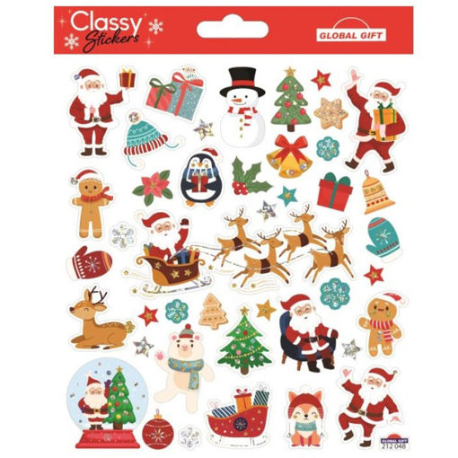 Εικόνα της Αυτοκόλλητα tweeny Christmas stickers 15x17cm 212048