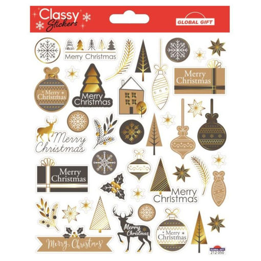 Εικόνα της Αυτοκόλλητα tweeny Christmas stickers 15x17cm 212050