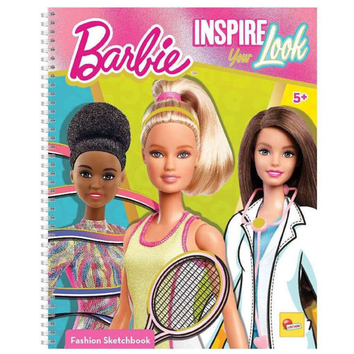 Εικόνα της Barbie Sketch Book Inspire Your Look Lisciani 12617