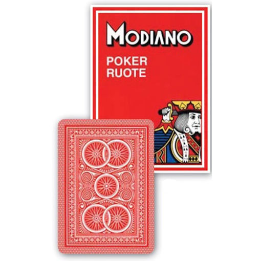 Picture of Τράπουλα Modiano κόκκινη Poker Ruote