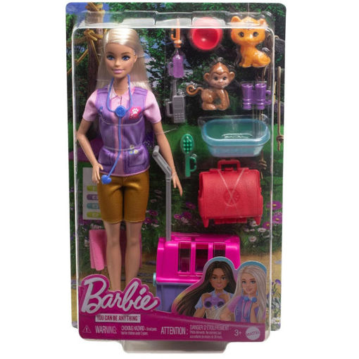 Picture of Barbie Κούκλα Mattel Διασώστρια Άγριων Ζώων HRG50