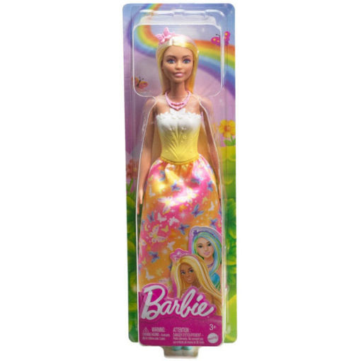 Picture of Barbie Κούκλα Mattel Core royal yellow HRR09