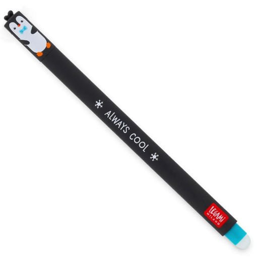 Picture of Στυλό Legami Erasable Gel Pen Penguin 0.7mm τιρκουάζ EPTURKIT33