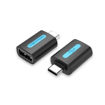 Picture of Vention Adapter Type-C Male to USB 2.0 Female OTG Adapter Black PVC Type VENCDTB0